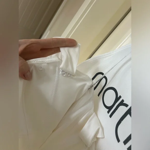 NEW NEVER WORN Silk Wedding Dress - Picture 10 of 10